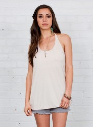 Arbor Knotted Tank Top - Sand