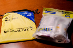 outer zippered bag and the inner dryflex waterproof ziplock bag