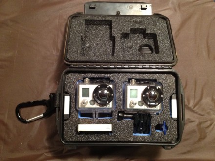 Modified POV 30 Case to include a 2nd GoPro