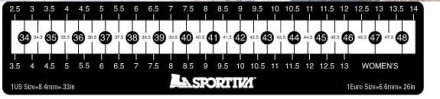 La Sportiva Sizing Guide