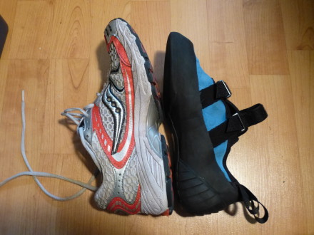 My feet are happy. Well, as happy as they get in climbing shoes.