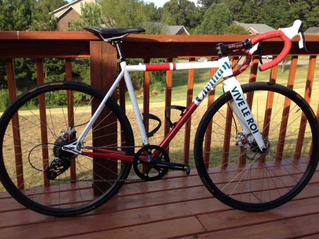 This Rider Sent his personal picture of his Vive Le Roi Bike