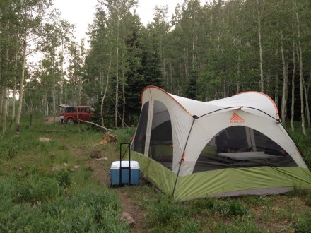 Camping in the Uintas