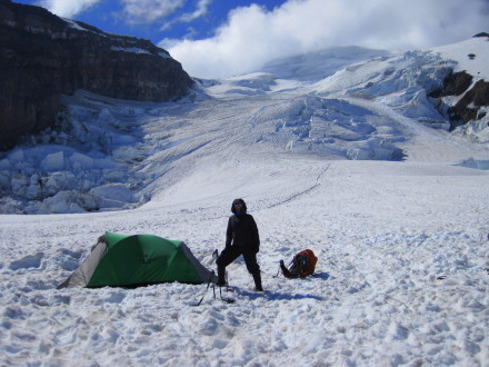 My Tempest at Ingraham Flats, Mt Rainier