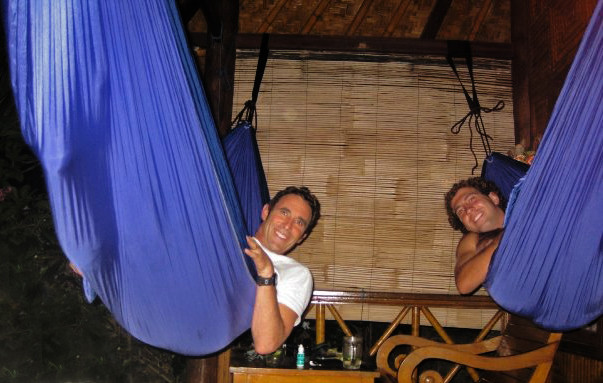 Double Hammocks Together - Amed, Bali, Indonesia
