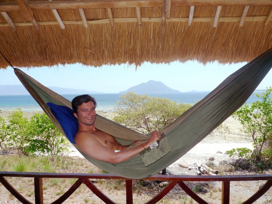 Relaxing in my bungalow in Hammock Bliss Double