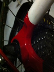 Helium seat stay