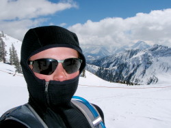 the skiing ninja