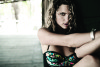 Model Wearing Record Scratch