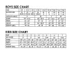 boys size chart