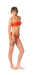 L-Space Women's Sweet Chic solids pucker up bikini Top