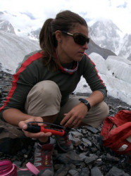 Miox Purifier at work on the Baltoro glacier in Pakistan