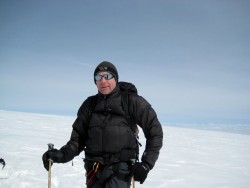 Phantom jacket at top of Mt Baker