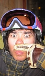 Hello, zees ees my finger stache!