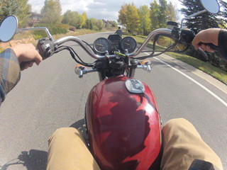 Riding in Park City, UT in Autumn