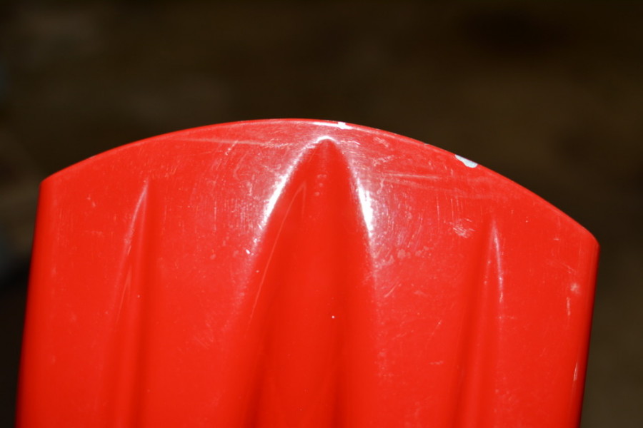 Good if you want a spade-shaped shovel