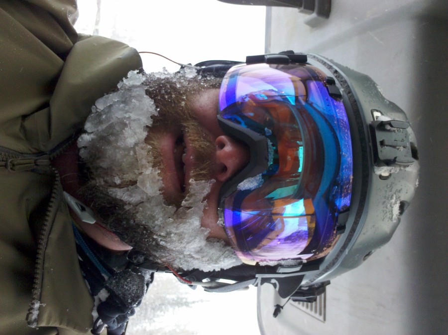 Snow everywhere but my eyes