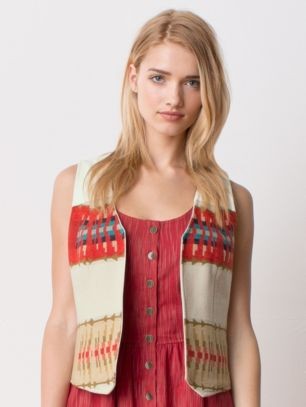 Reversible Sheep Springs Denim Vest