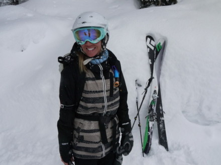 4 Feet of snow and smiling!