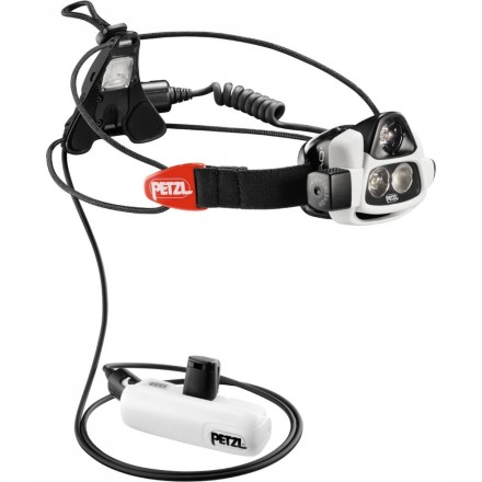 Petzl Nao belt kit attached to headlamp