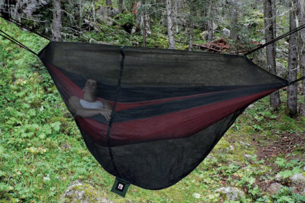 camping in my net cocoon
