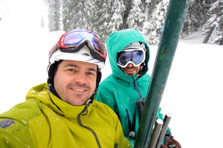 Smith helmet on the lifts :-)