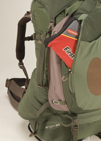 Front zippered pocket