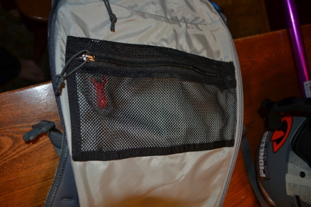Organization pocket with key clip