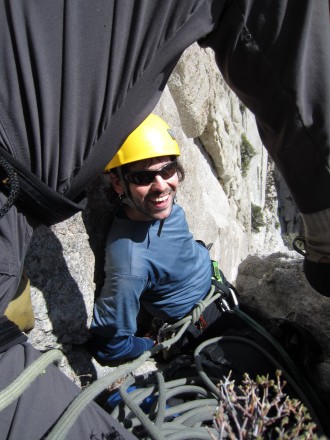 Rocking the Mtn Tech on Lone Pine Peak