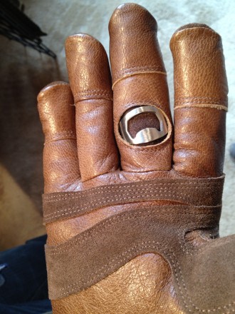 Great Ski/Work Gloves with Hidden Opener