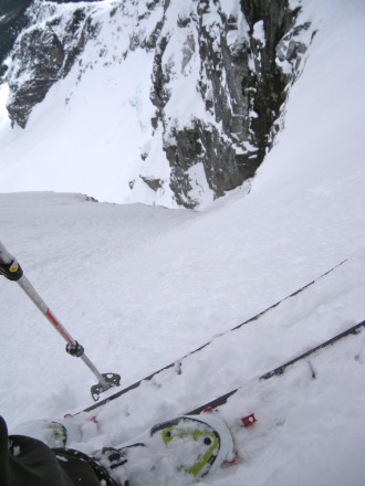 TLT5 Mtn on Mt. Joffre Twisting Couloir
