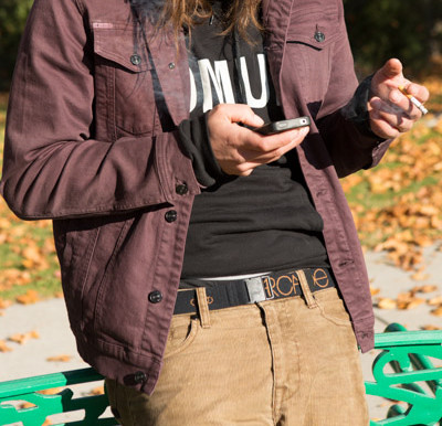 skinny unisex belt