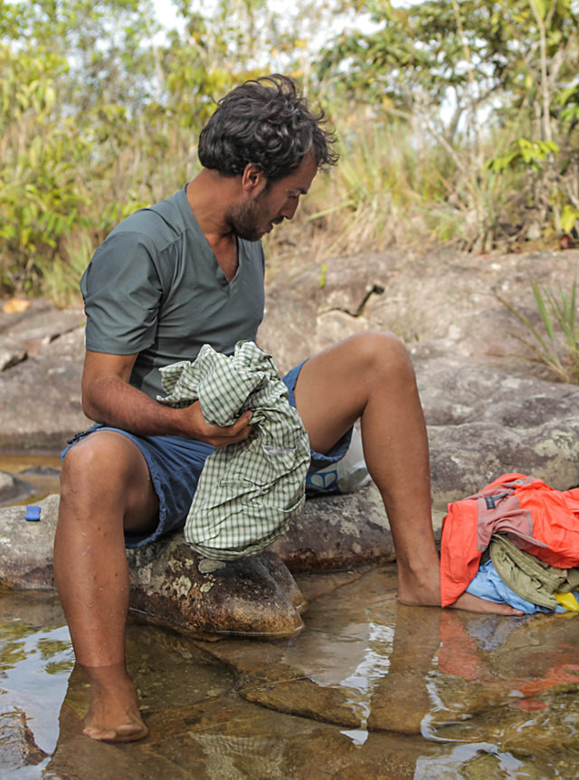 Give-N-Go Sport Mesh V-Neck Shirt 