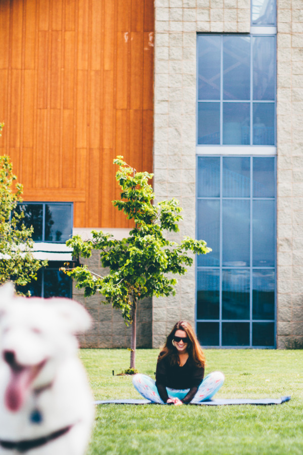 For yoga...or dog watching