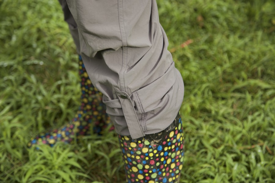 Easy switch between pants and capris