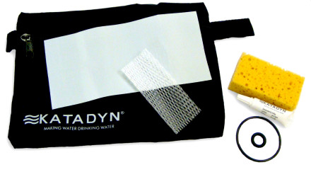 There is a maintenance kit for this filter available at the Katadyn site, but it doesn't appear to include the removable plastic intake nipple you're referring to. I would consider contacting Katadyn directly either via their web form or phone: http://www.katadyn.com/usen/service/kontakt0/
