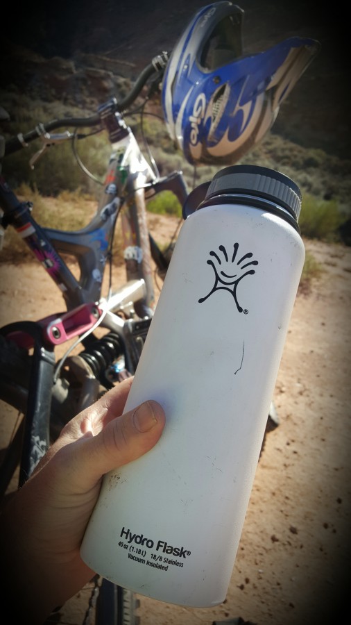 Chilly drink - post ride