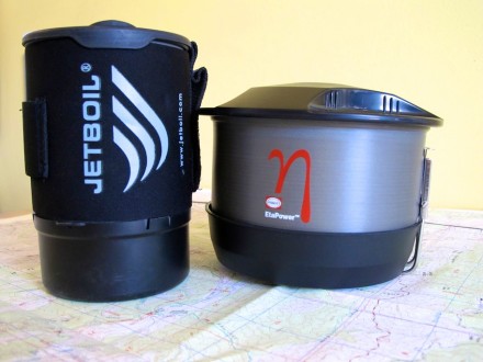 Wider, Shorter, heavier than JetBoil Zip