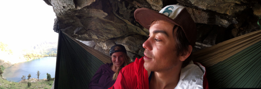 Cuddling up in a cave!!?