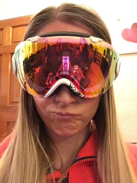 Solo goggles on my Face