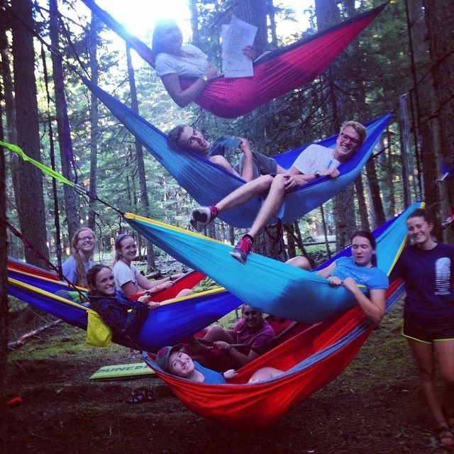 Impromptu hammock powwow 