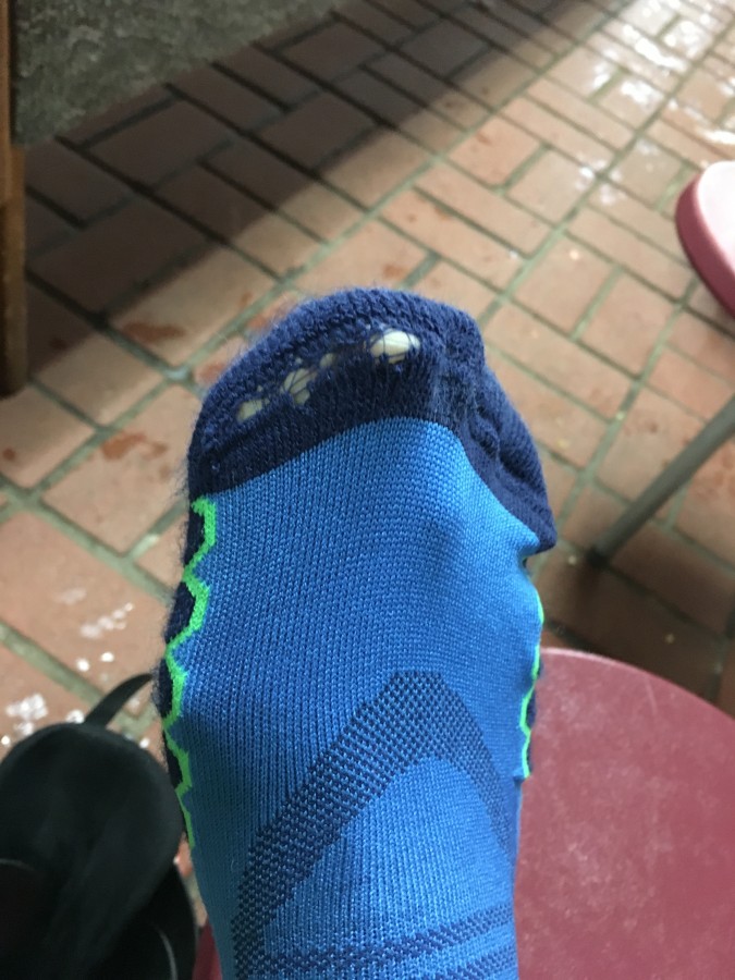 Little piggies poking thru