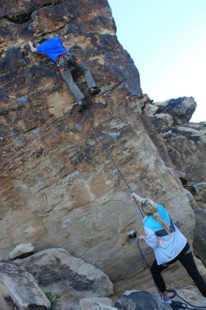 St. George climbing