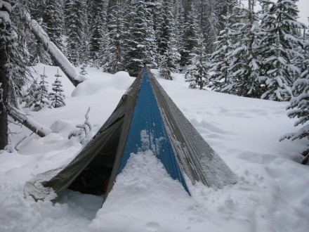 Mega Light with 4" new snow