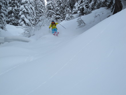 A fun powder ski!