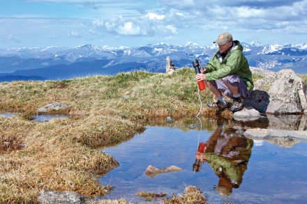 Katadyn Vario in the Mountains