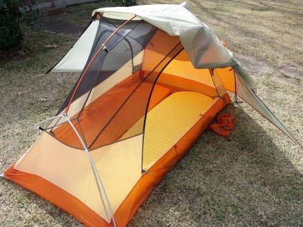 BA CS UL2 Tent with fly half on