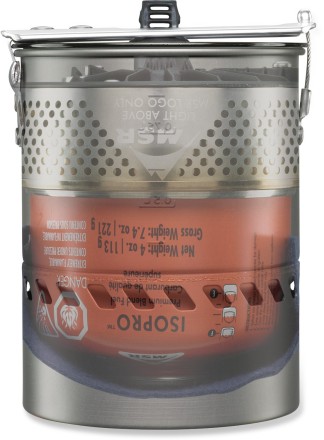 With burner and canister