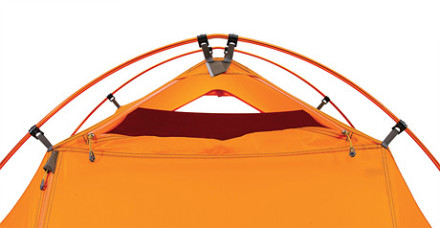 The way that air flow on the top of tent