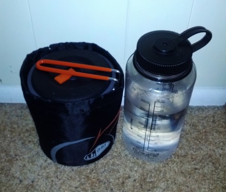 Next to a Nalgene